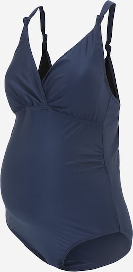 MAMALICIOUS Maillot de bain 'NUGGA' en bleu foncé, Vue avec produit