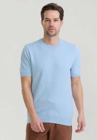 T-Shirt Felix Hardy en bleu : devant