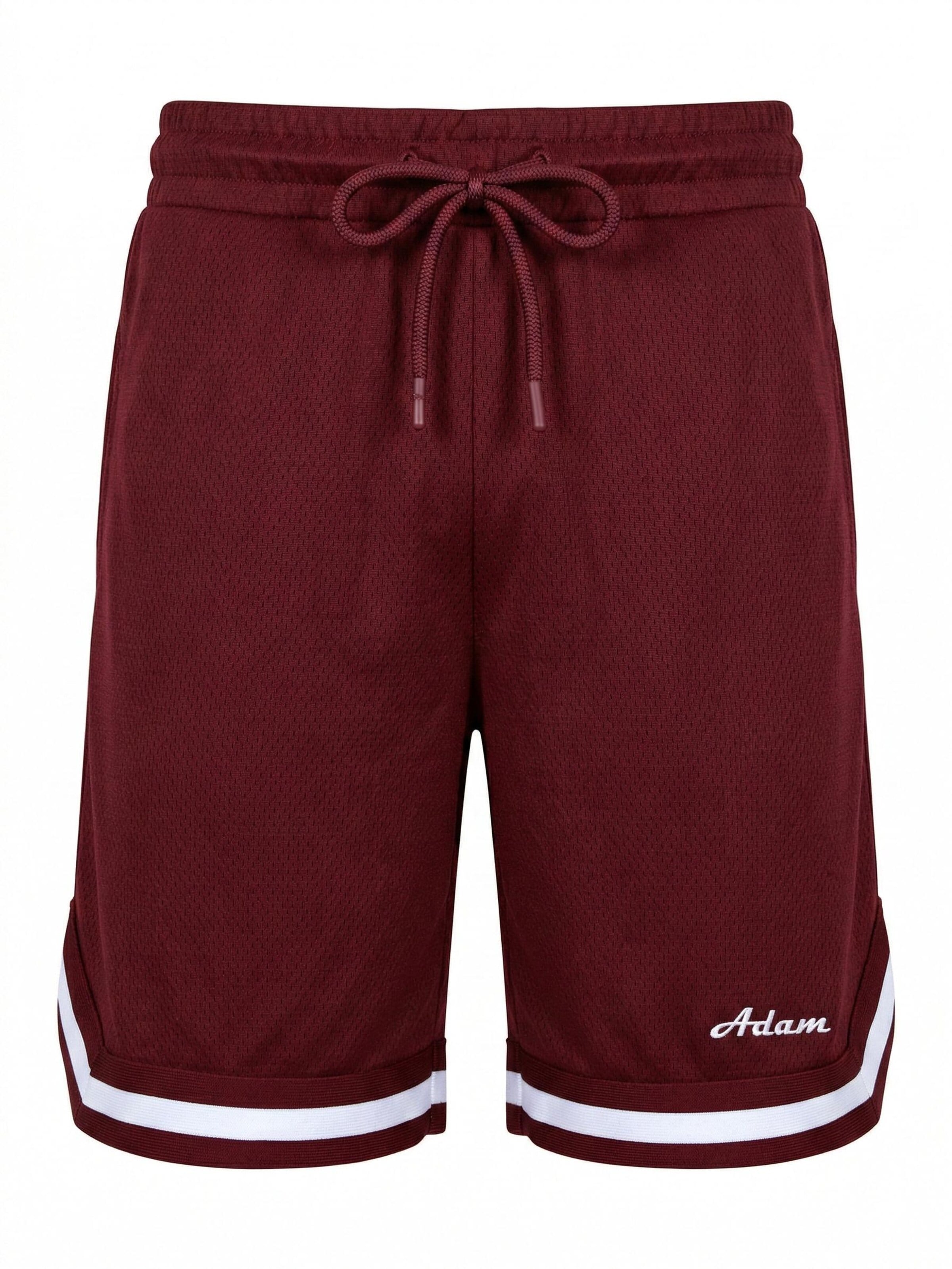 Adam Workout Pants 'Sweatshorts Basketball Shorts' in S in Bordeaux, Item view