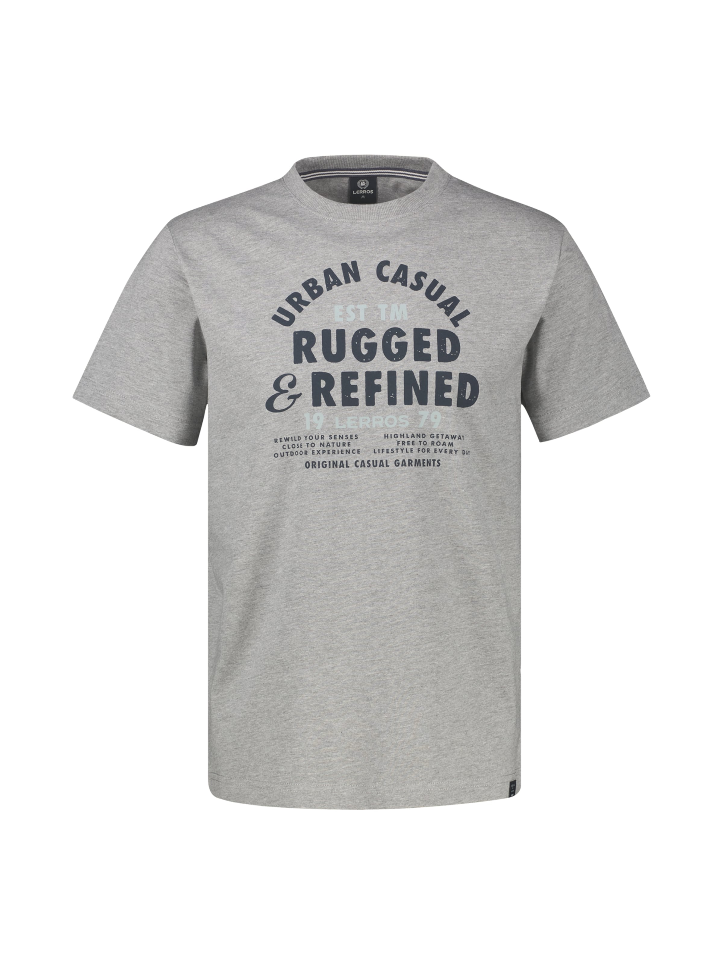 LERROS T-Shirt in Grau: Vorderseite