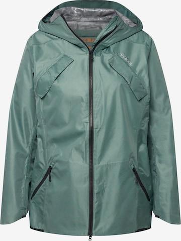 Ulla Popken Performance Jacket in Green: front