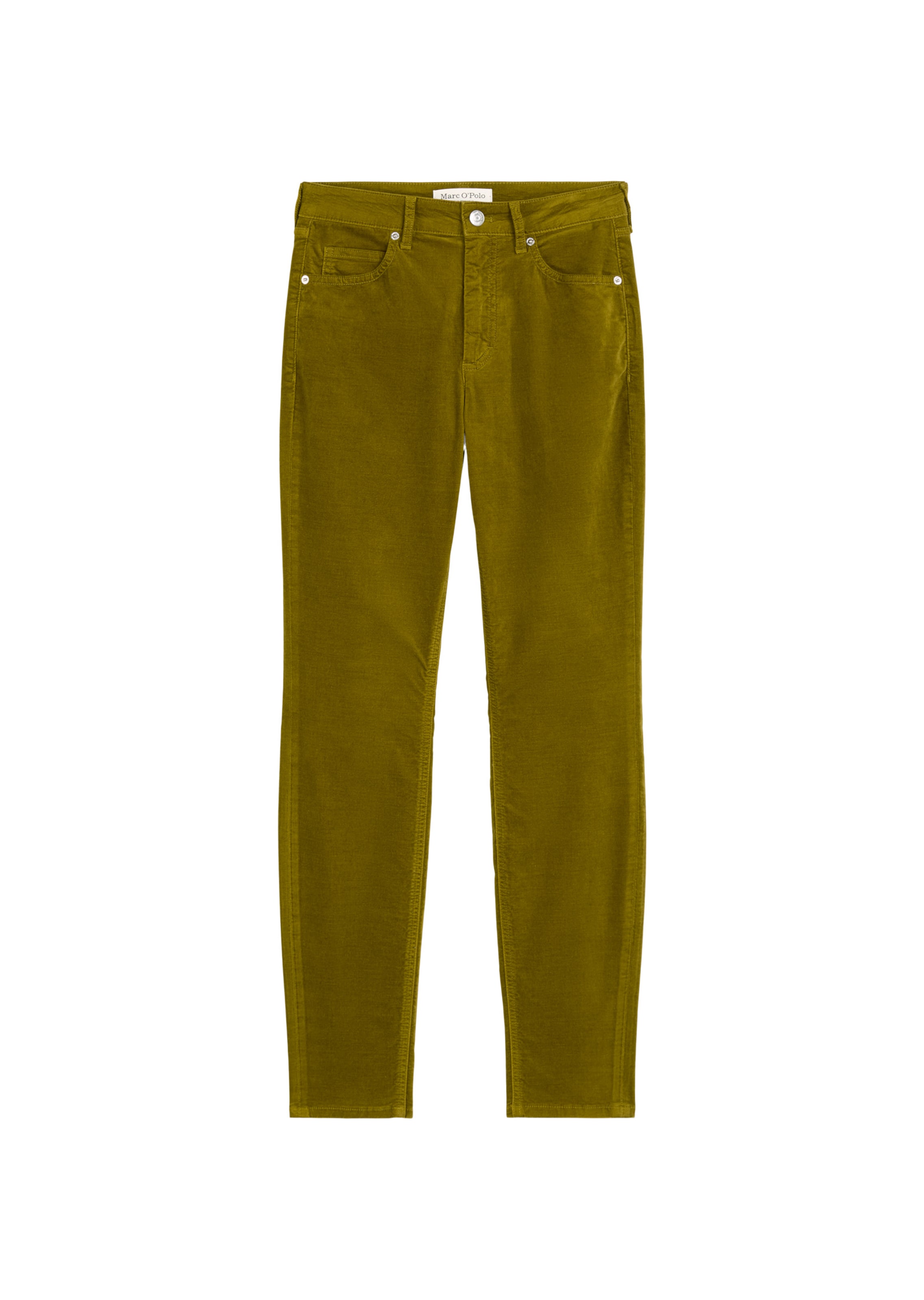 Marc O'Polo Slim fit Trousers 'Alkea' in Green: front