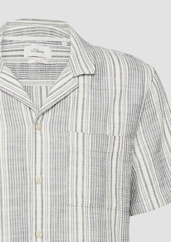 s.Oliver Comfort fit Button Up Shirt in White