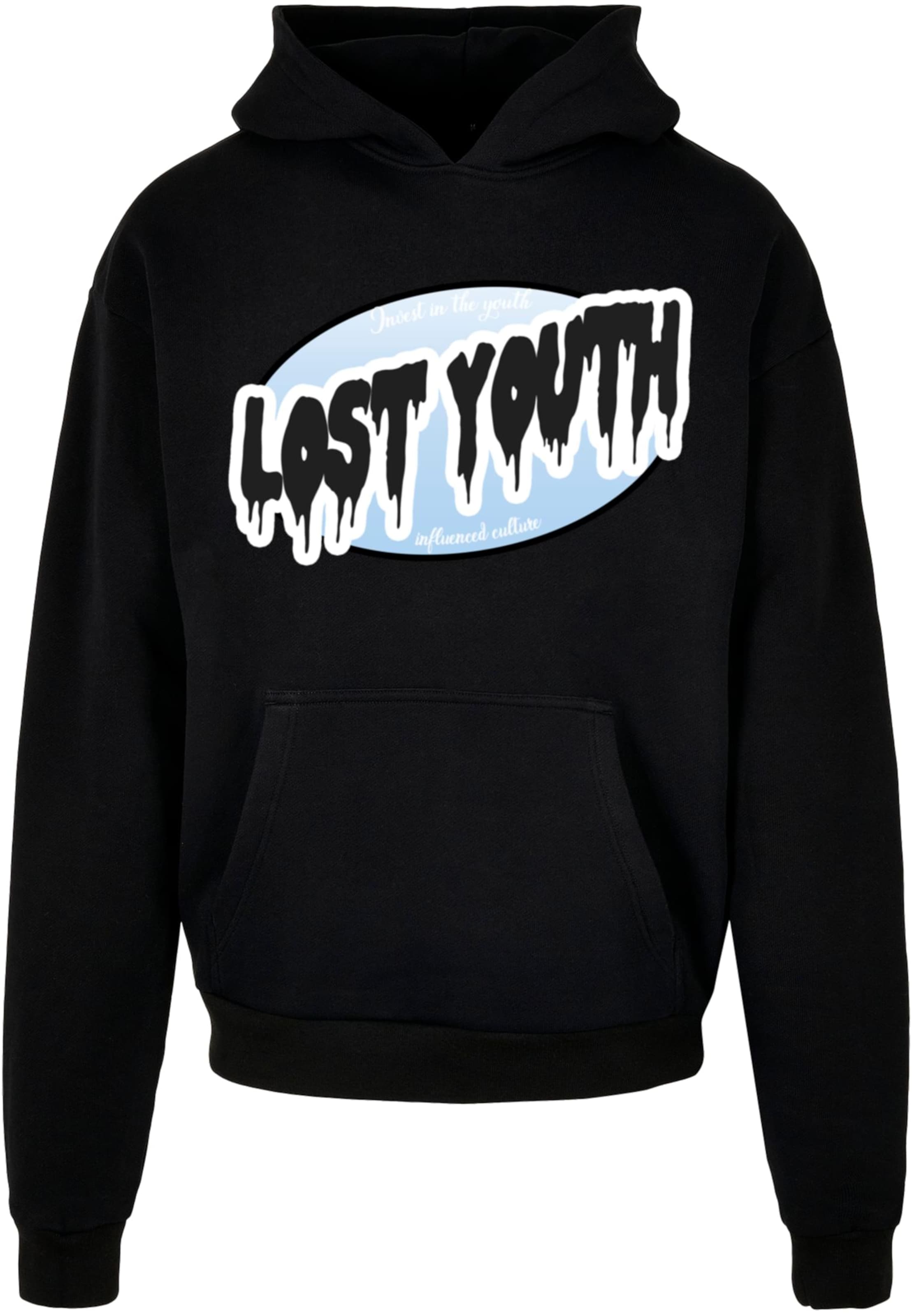 Felpa 'Invest' di Lost Youth in nero: frontale