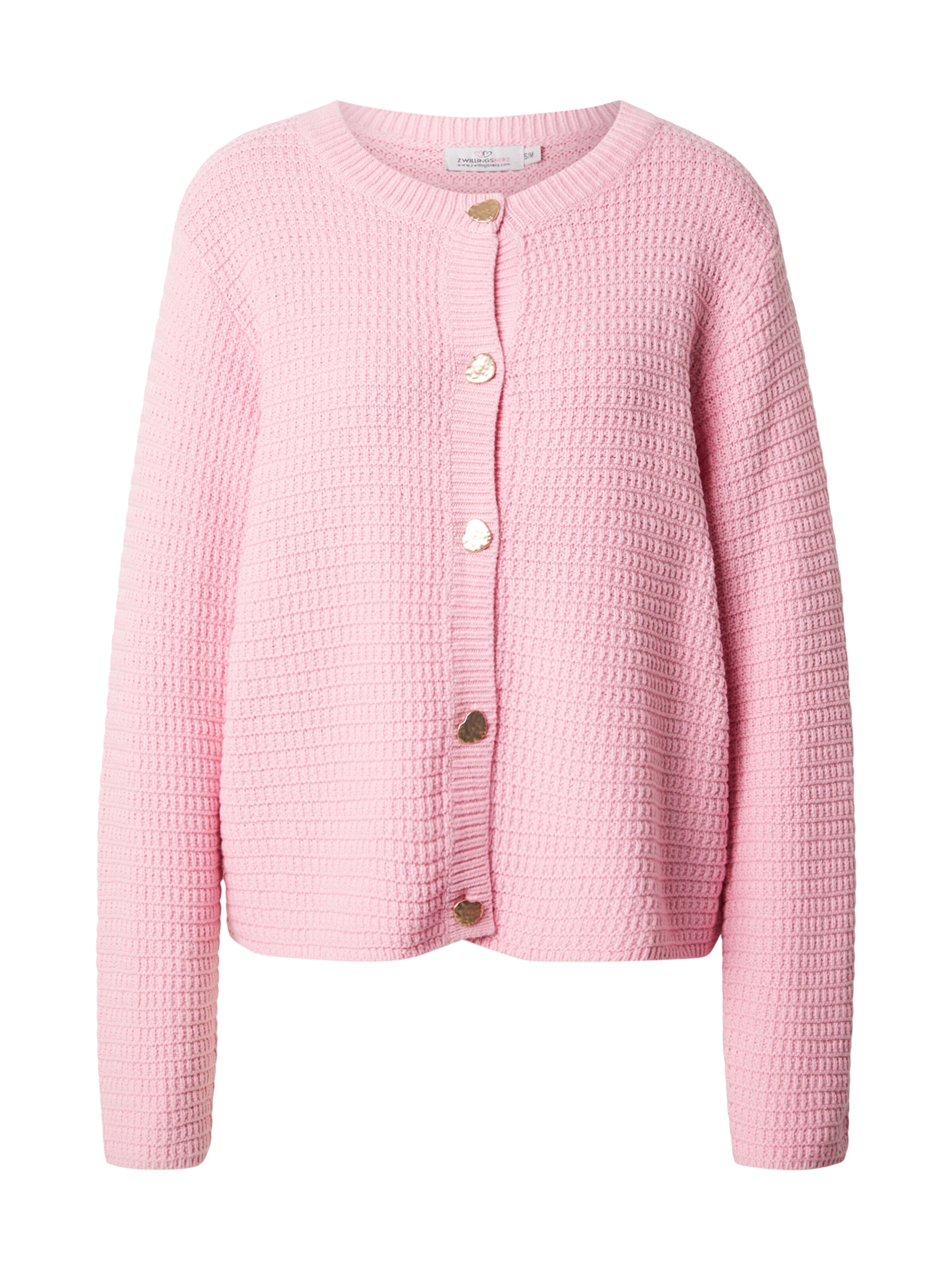Cardigan Zwillingsherz en rose : devant