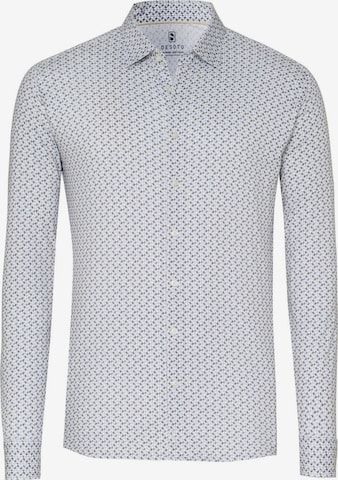 Chemise DESOTO en beige : devant