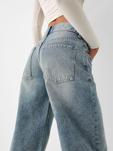 Bershka Bő szár Farmer - kék