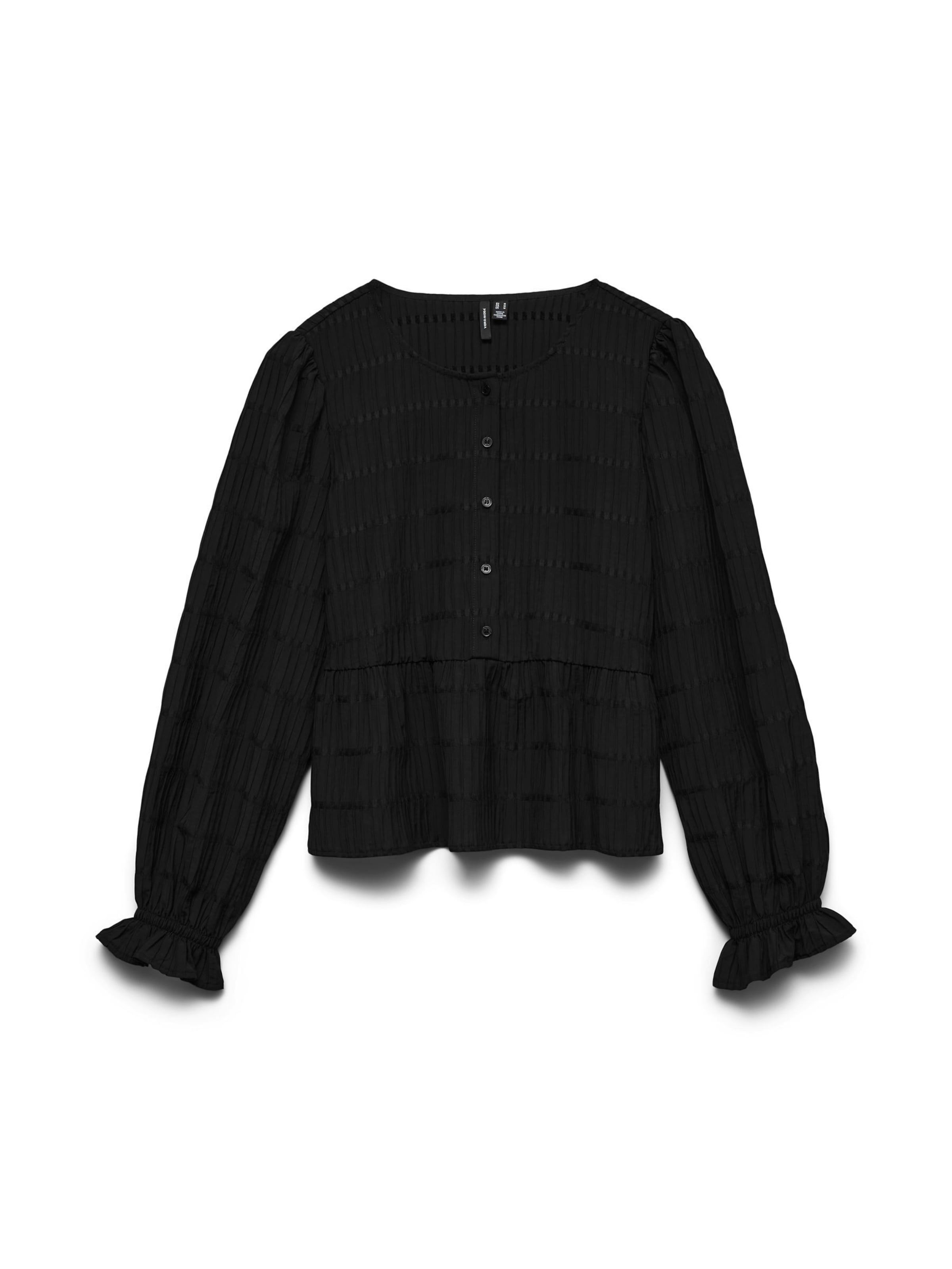 Chemisier 'VMErma' VERO MODA en noir : devant