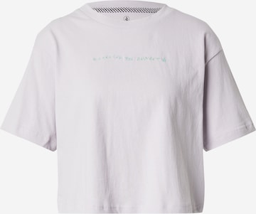 Maglietta 'DRUMSTONE' di Volcom in lilla: frontale