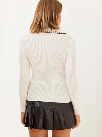 Pullover di Bianco Lucci in beige