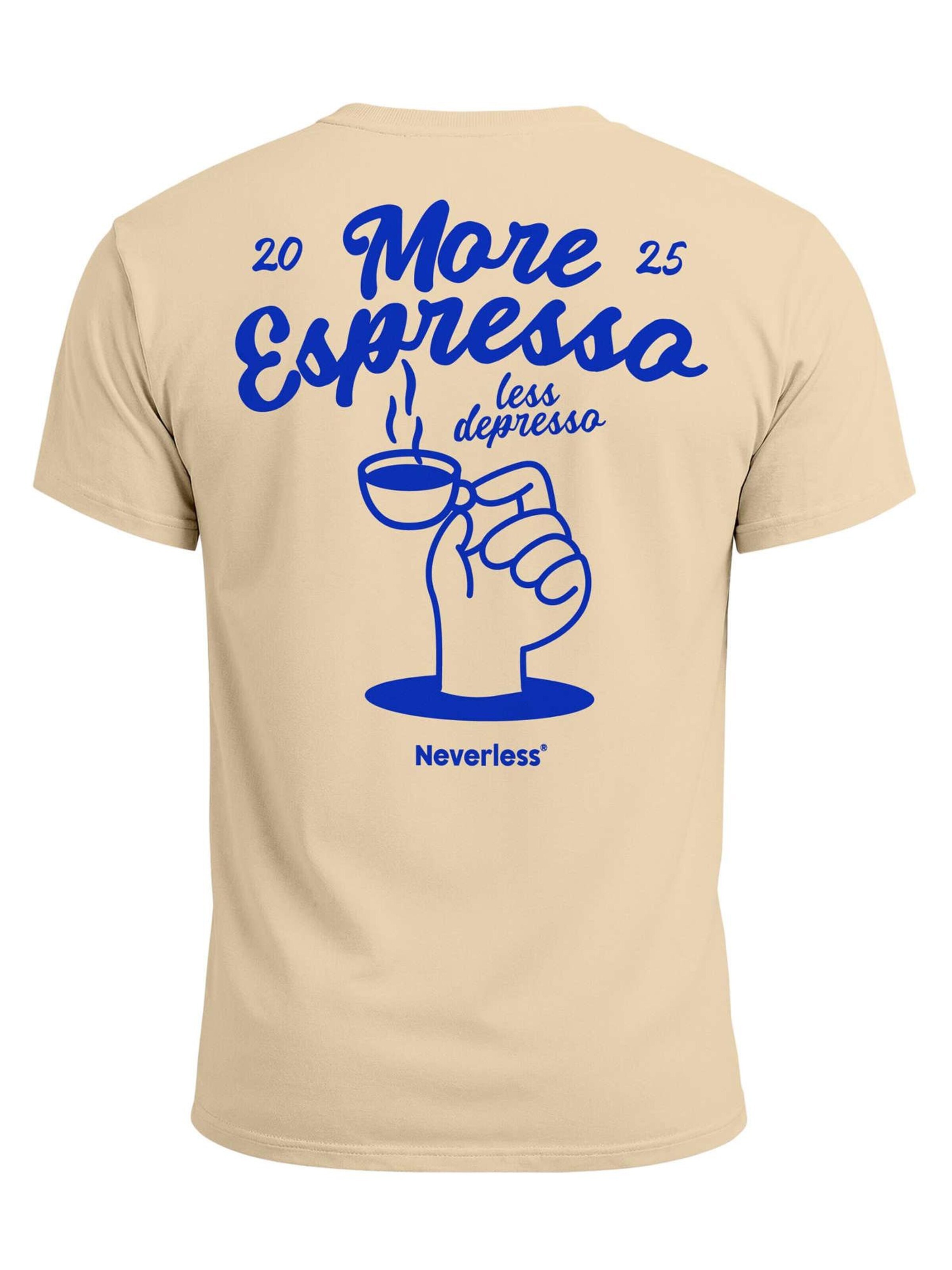 Neverless Shirt 'More Espresso' in Beige