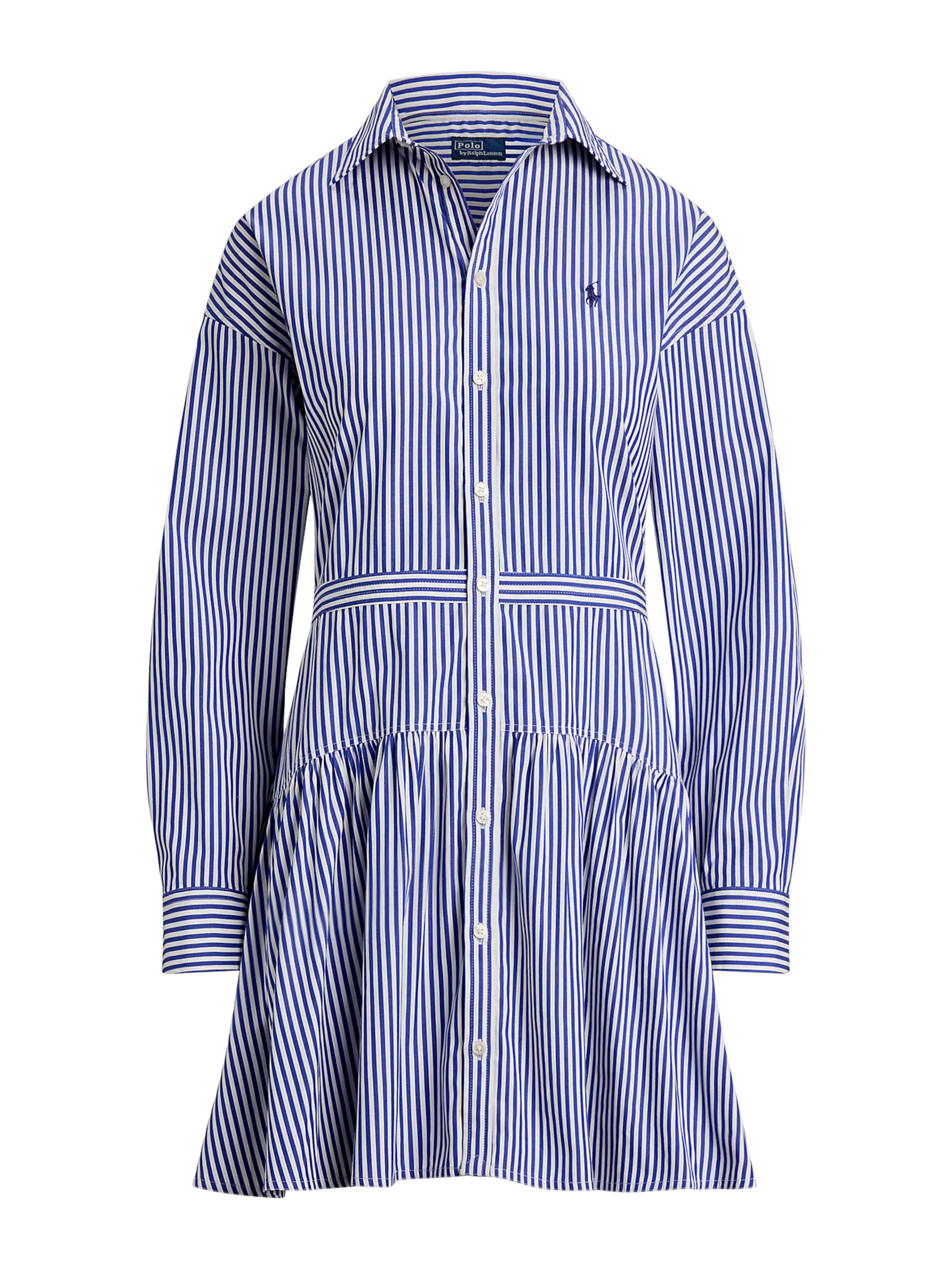 Polo Ralph LaurenKošulja haljina - plava boja: prednji dio