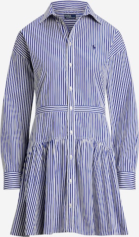 Polo Ralph LaurenKošulja haljina - plava boja: prednji dio