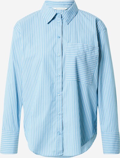TOM TAILOR Blusa em azul claro / preto / branco, Vista do produto