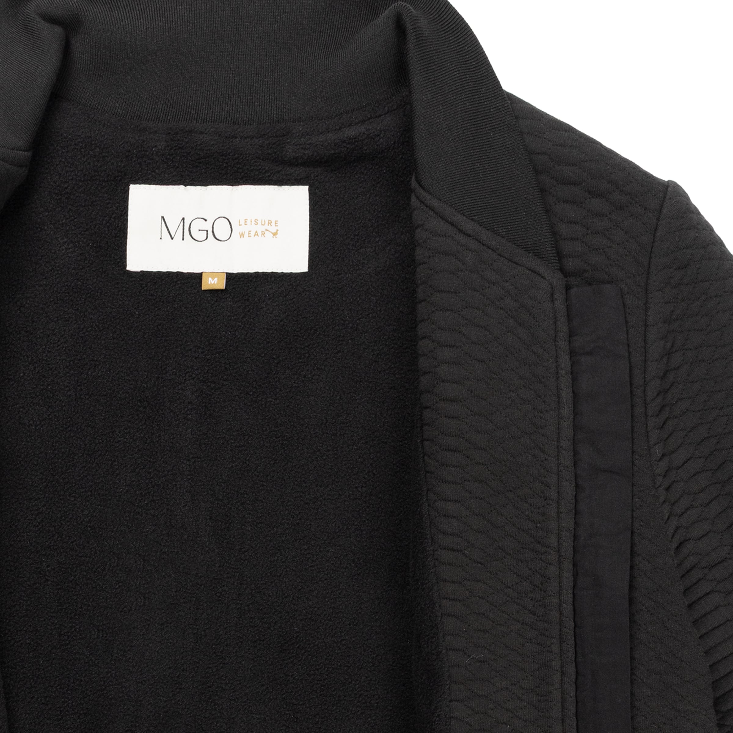 MGO Sweatvest 'Rosan' in Zwart