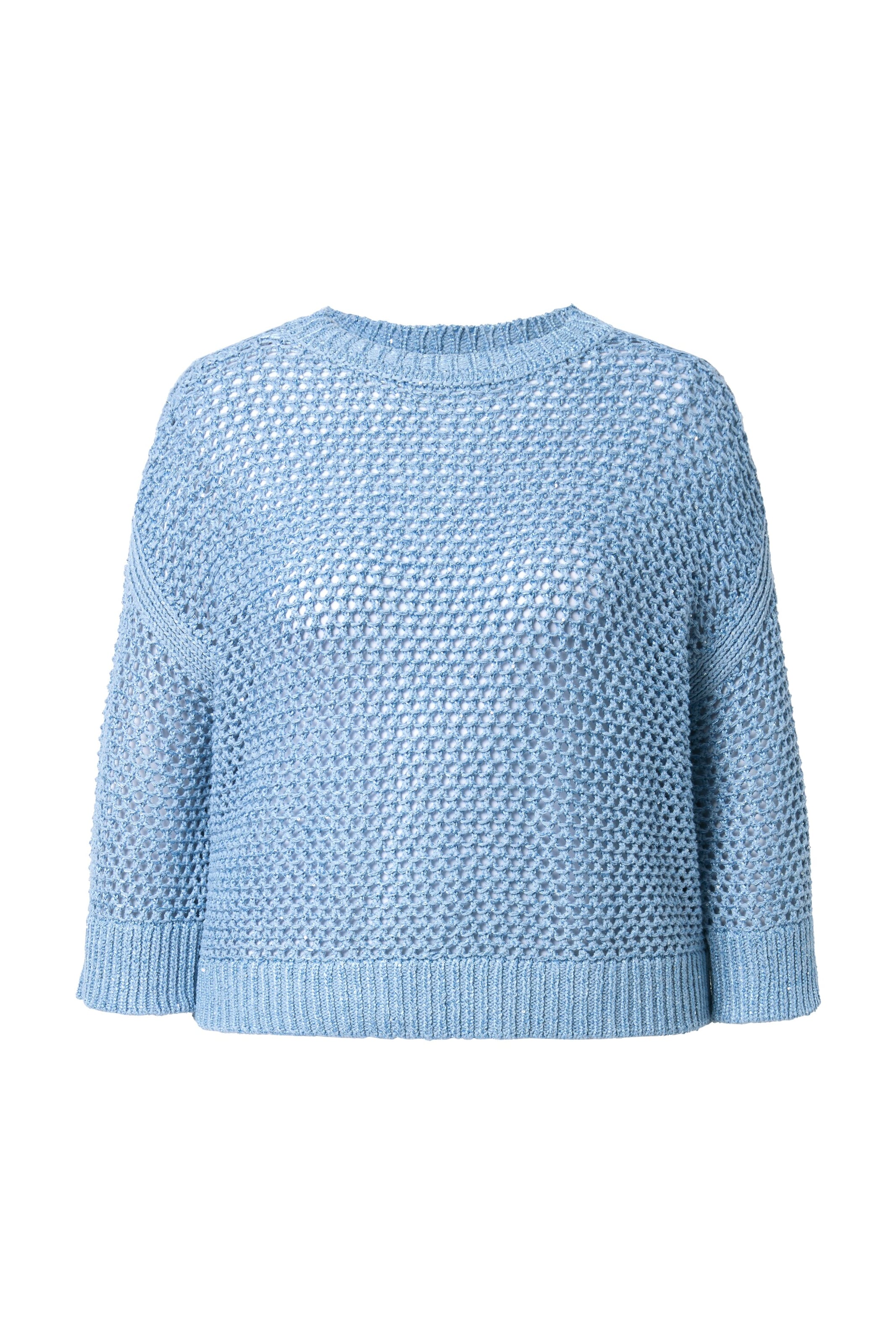 Ulla Popken Pullover in Blau: Vorderseite
