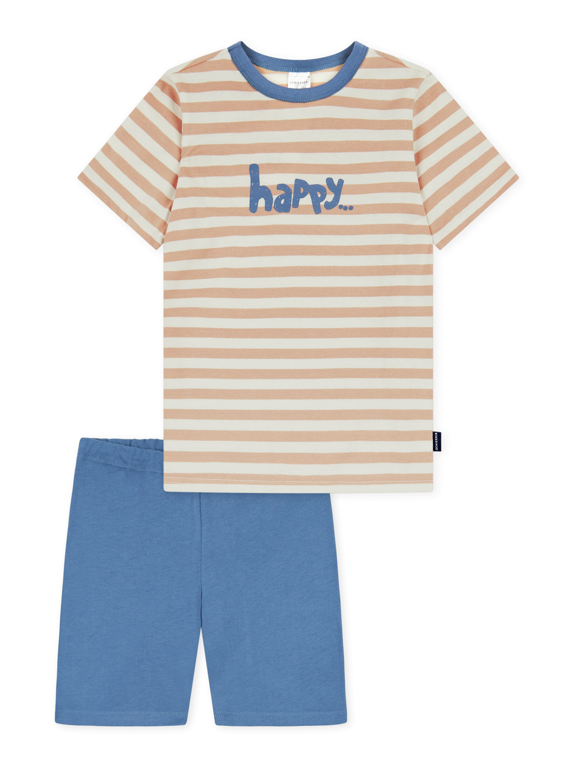 Pyjama 'Nature Love' SCHIESSER en beige : devant