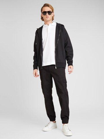 BOSS Sweat jacket 'Steele 85' in Black