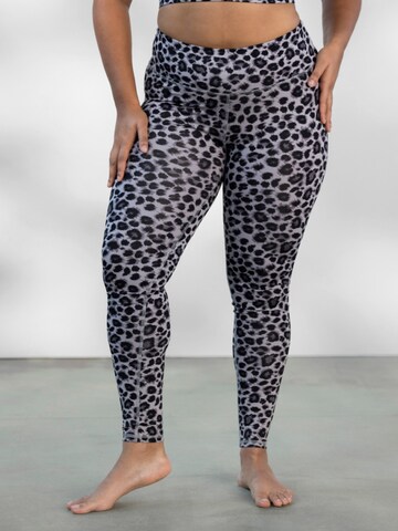 Hey Honey Skinny Leggings 'Leo' in Grau