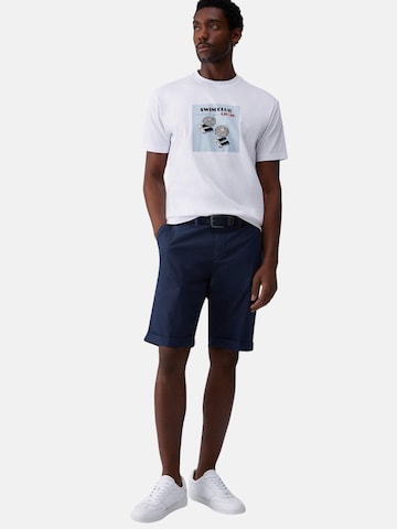 Coupe slim Pantalon 'LIU JO UOMO PANT BERMTELA BERMUDA' Liu Jo en bleu