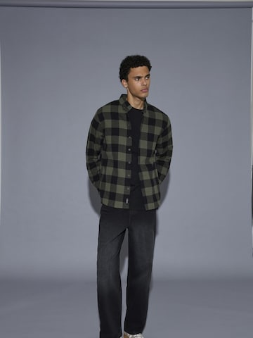 BLEND Regular fit Button Up Shirt ' BHBuster ' in Green