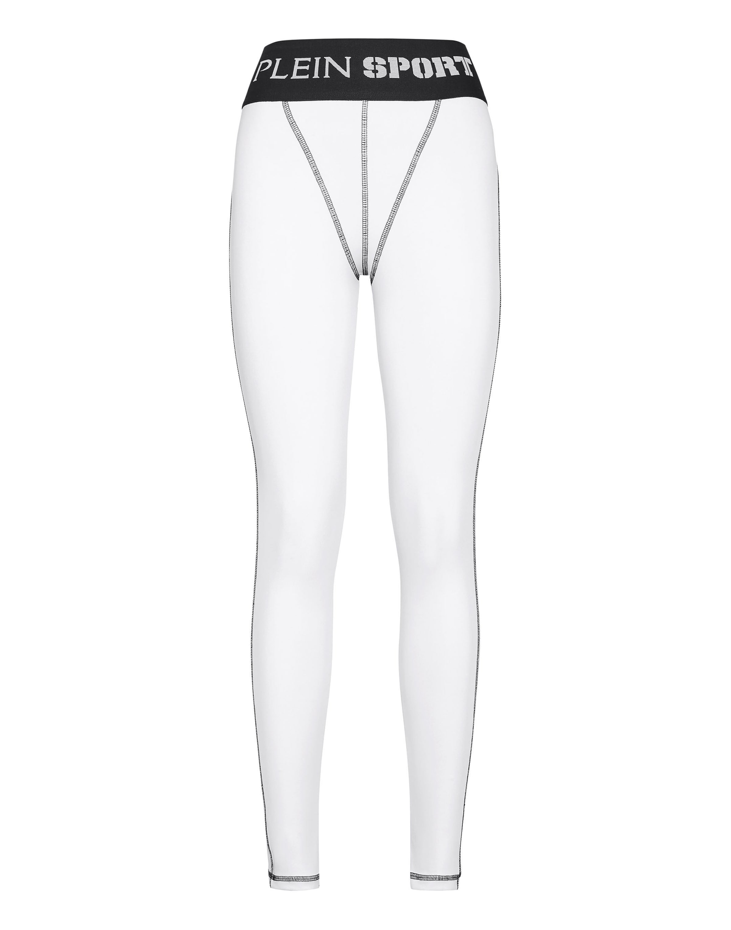 Skinny Leggings di Plein Sport in bianco: frontale