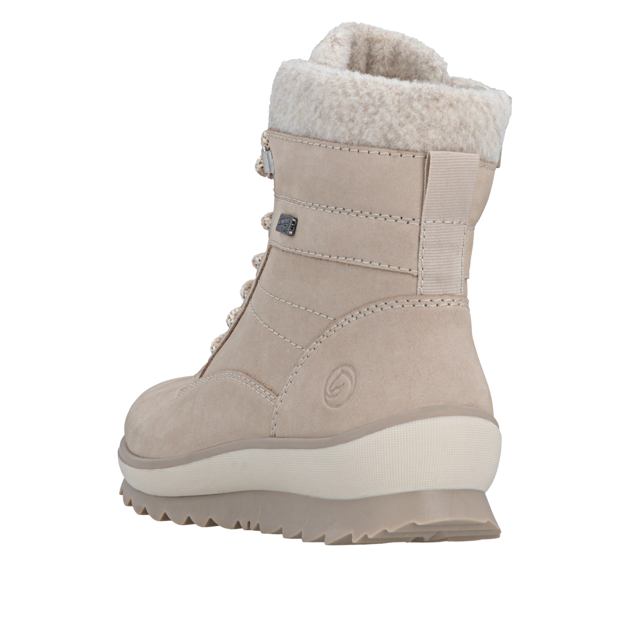 Bottes à lacets 'R8477' REMONTE en beige