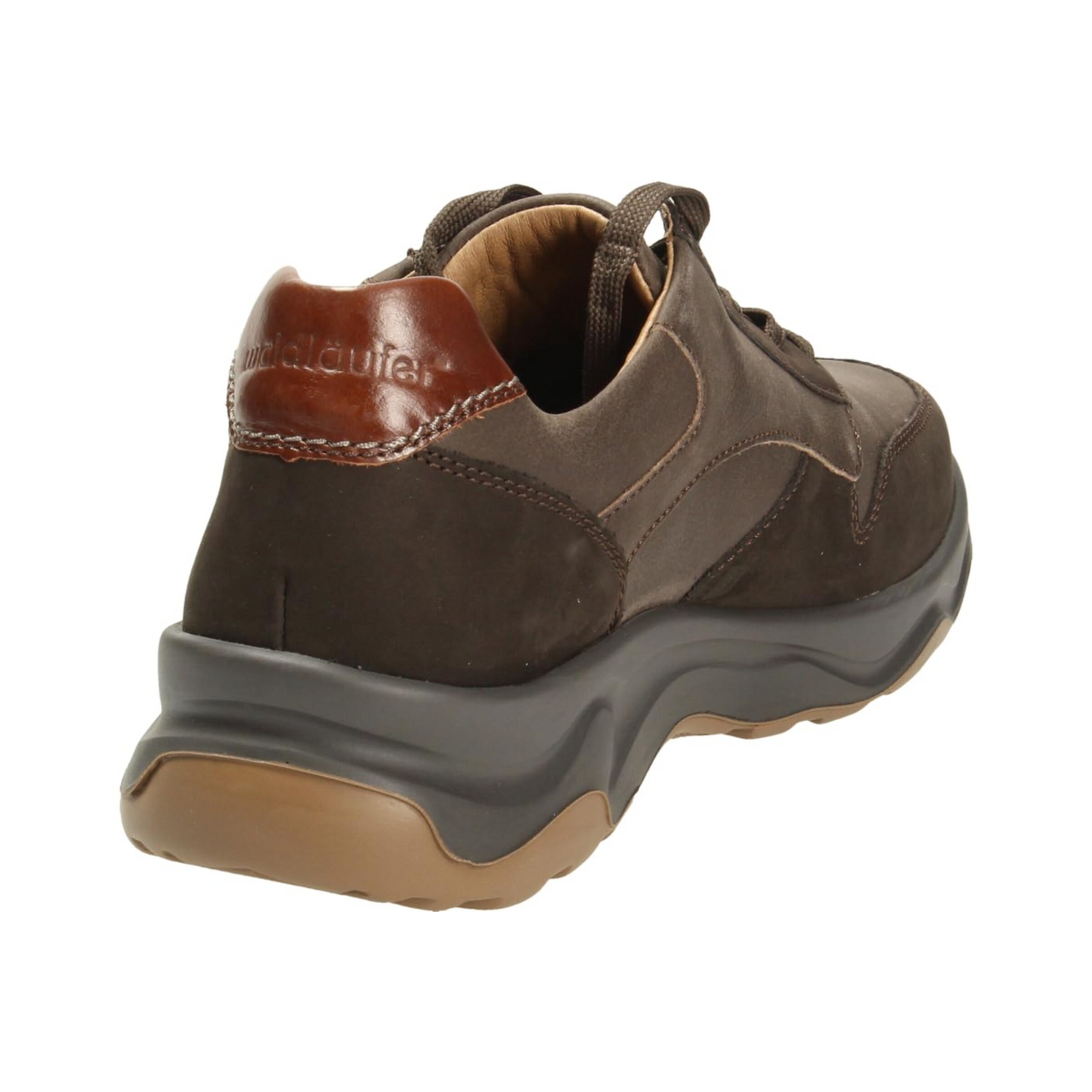 WALDLÄUFER Sportlicher Schnürschuh in Braun