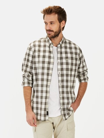 CAMEL ACTIVE Regular fit Button Up Shirt in Grey: front