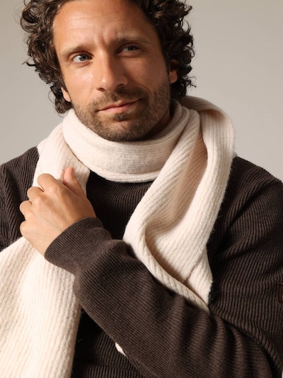 Deeluxe Écharpe 'LEDGES' en blanc, Vue avec produit