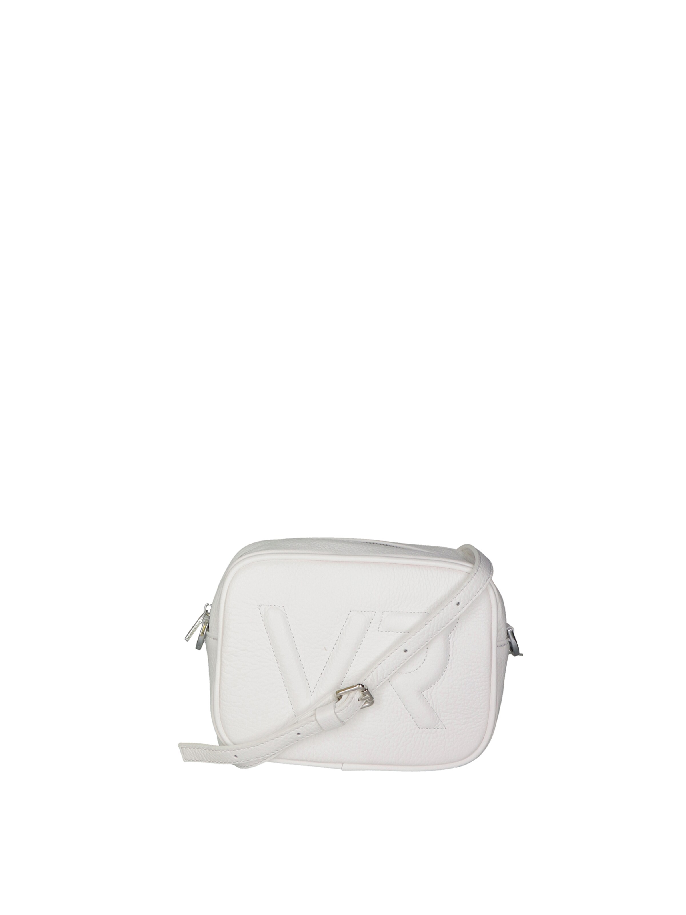 Borsa a tracolla 'Borsa a Tracolla Donna Pelle Virginia Rhinè Zip' di Virginia Rhinè in bianco