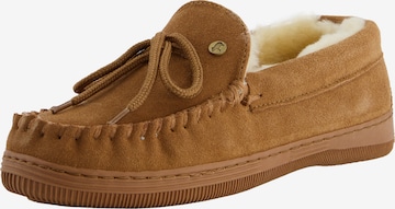 Warmbat - Pantufa 'Koala' em castanho: frente