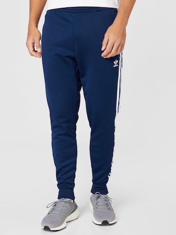 Effilé Pantalon 'Adicolor Classics Primeblue Sst' ADIDAS ORIGINALS en bleu : devant