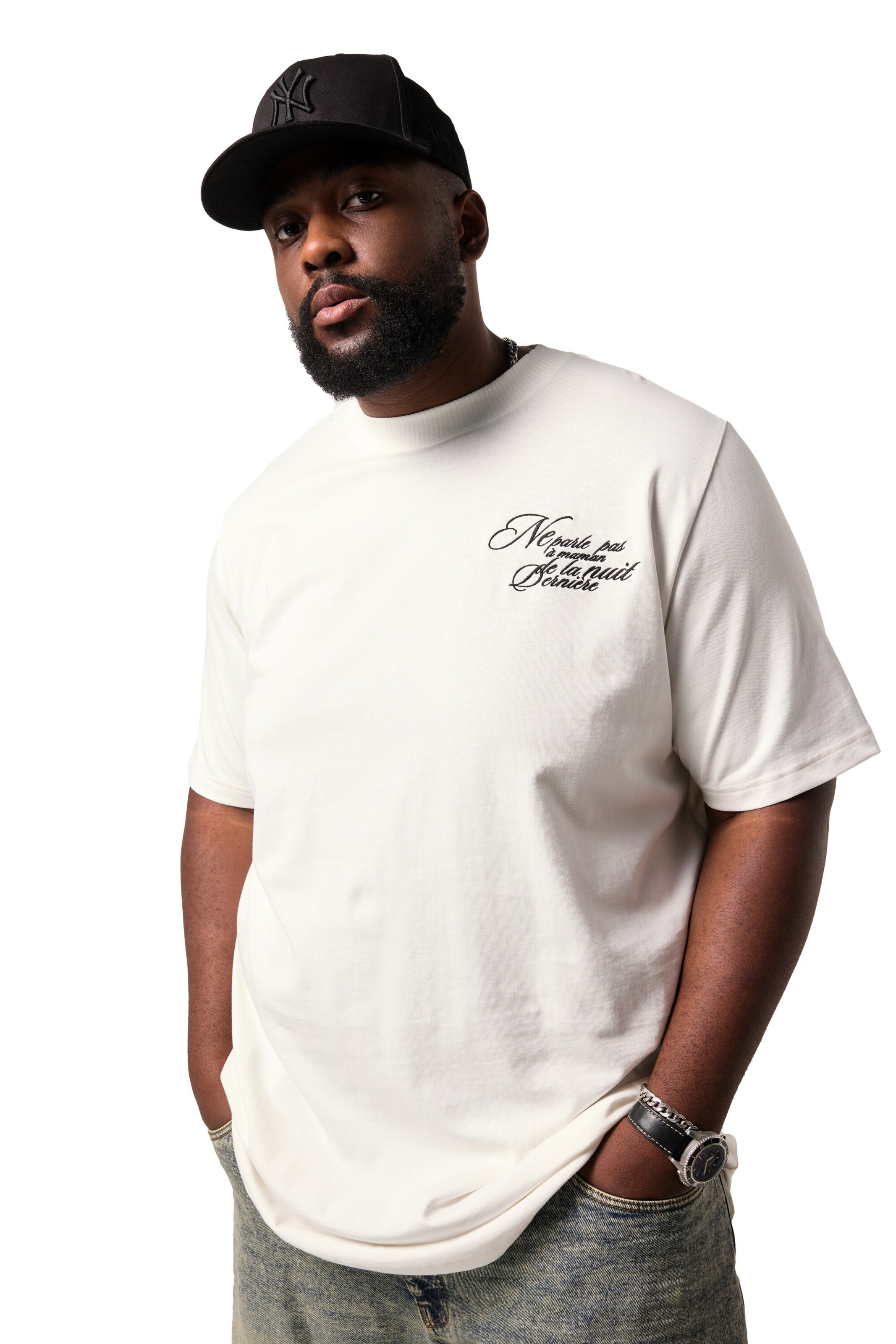 STHUGE Shirt in Wit: voorkant