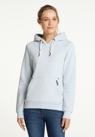 Sweat-shirt Schmuddelwedda en bleu : devant