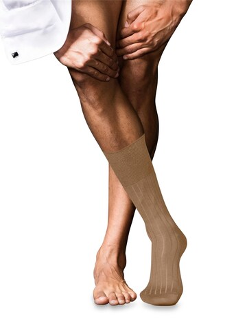 FALKE Socks 'No. 2 Finest Cashmere' in Beige: front