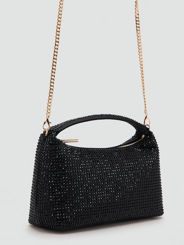 MANGO Clutch 'Aina' in Zwart