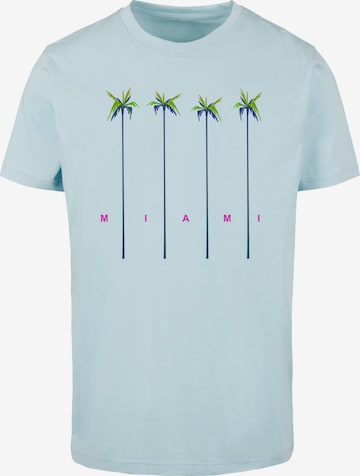MT Men Shirt 'Miami' in Blau: Vorderseite