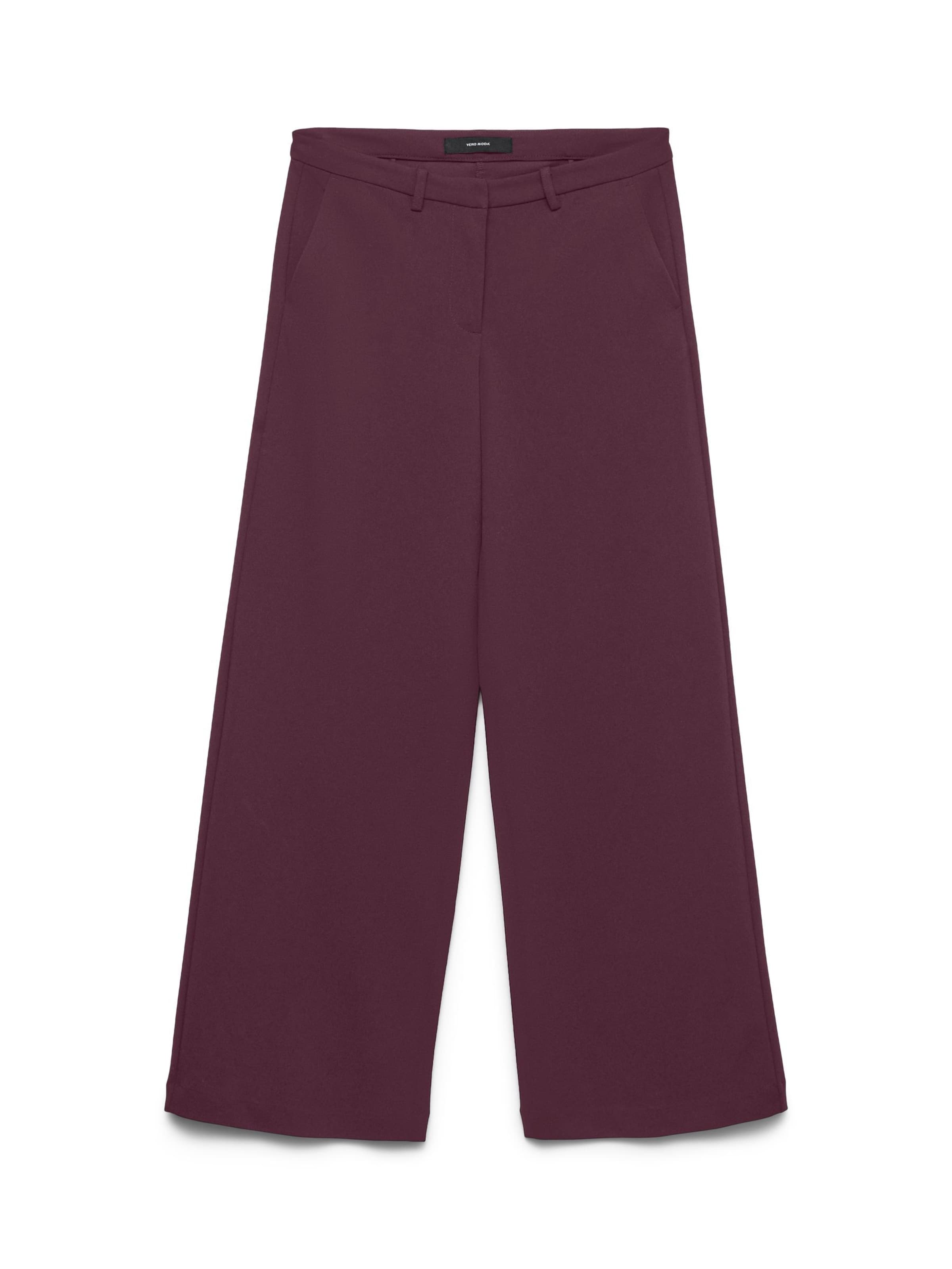 Pantalon 'VMZamira' VERO MODA en rouge : devant