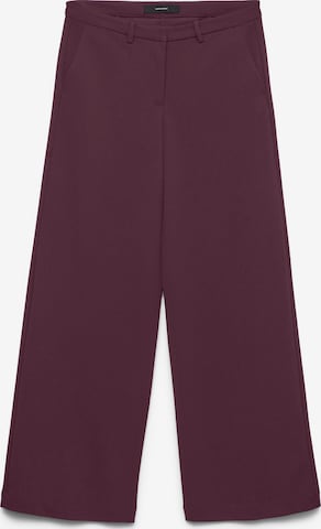 Pantalon 'VMZamira' VERO MODA en rouge : devant