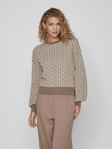 VILA Pullover in Beige: Vorderseite
