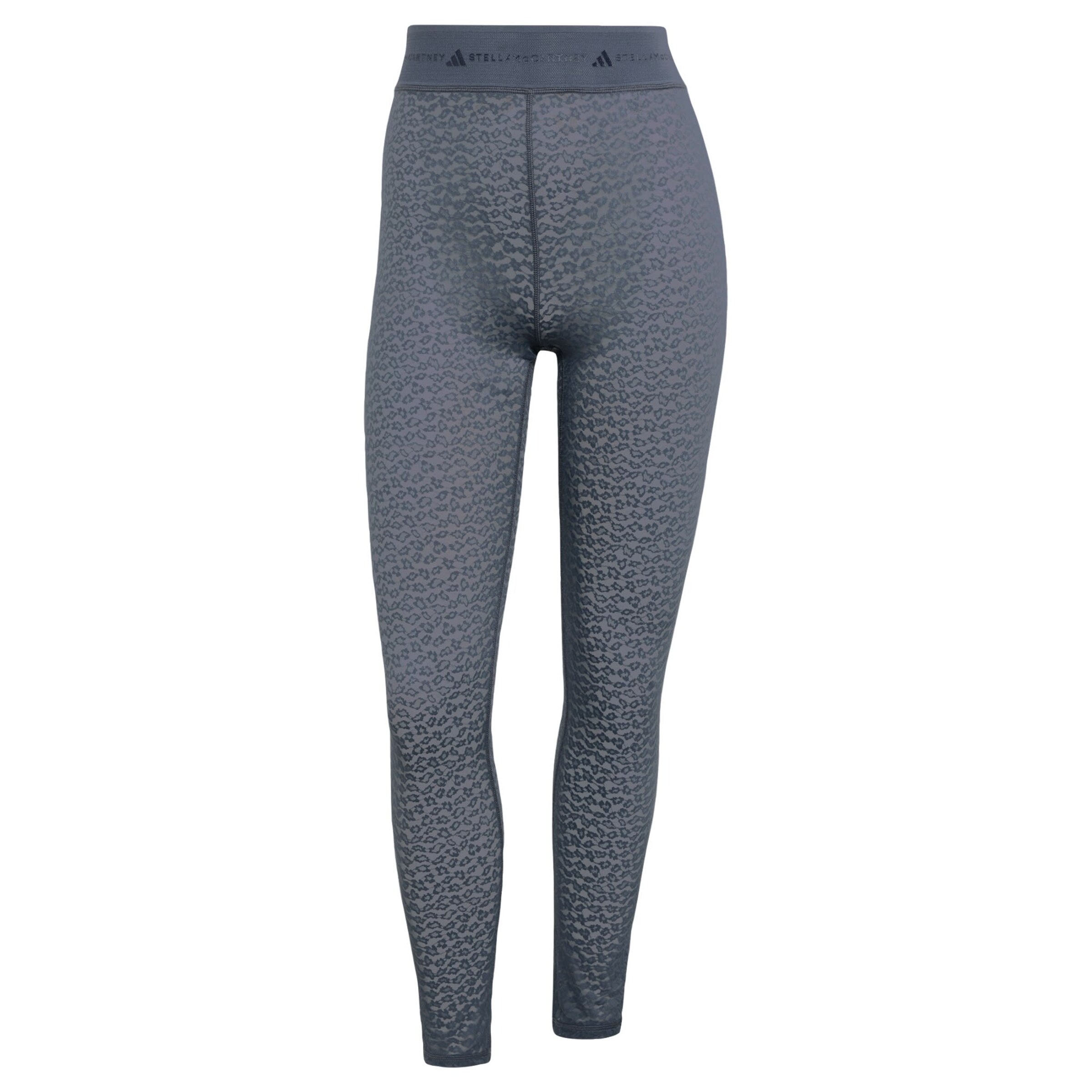 ADIDAS BY STELLA MCCARTNEY Skinny Sporthose 'aSMC 7/8 Lace' in Grau: Vorderseite