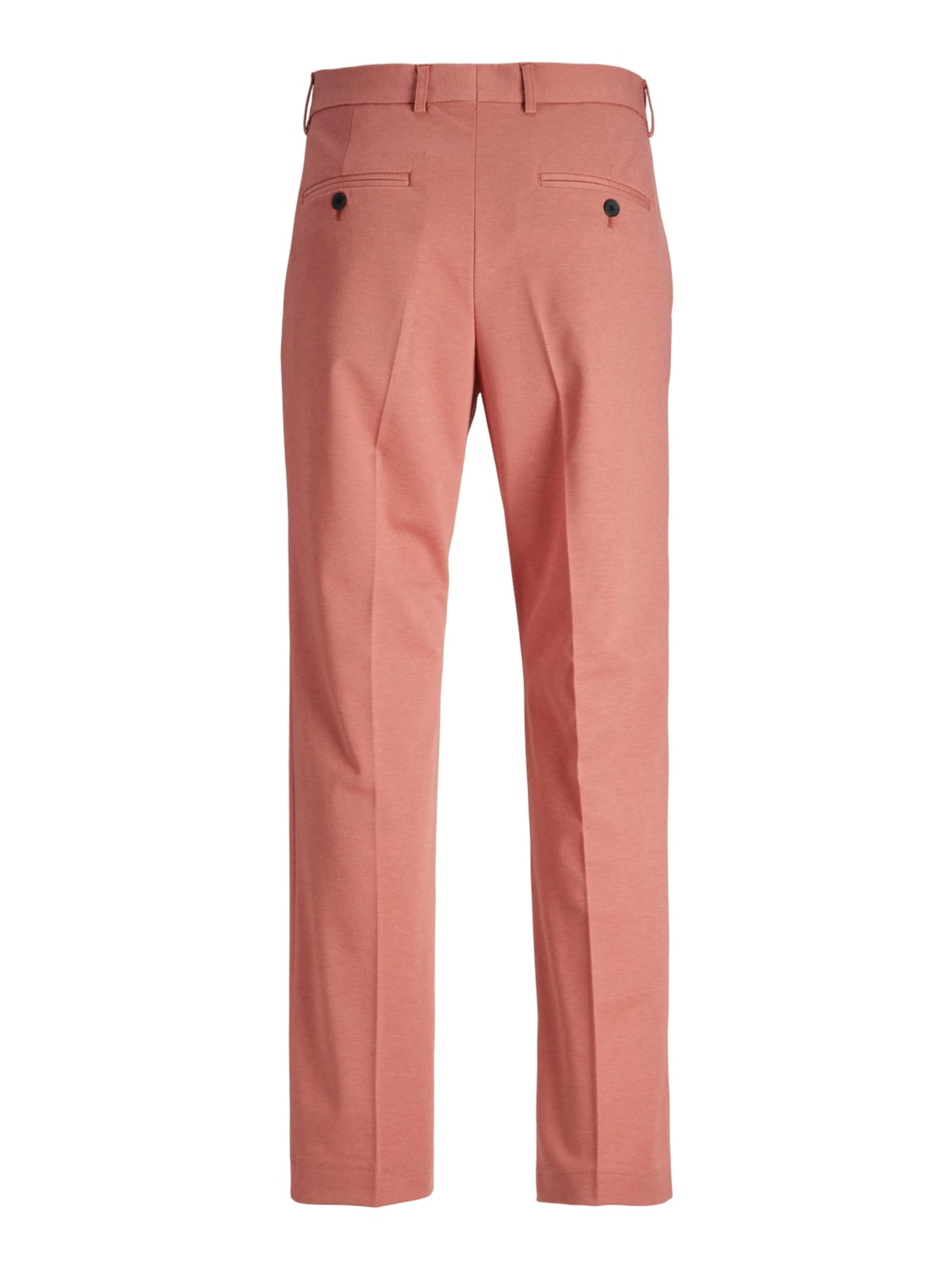JACK & JONES Slimfit Bukser med lægfolder 'JPRJones' i pink