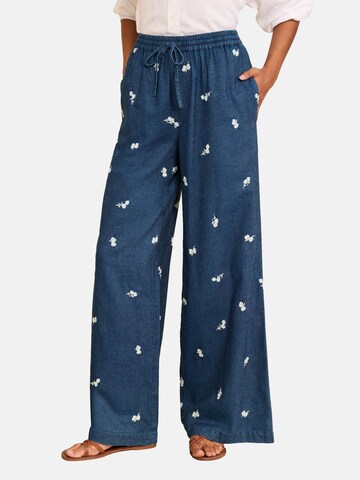 love & roses Wide leg Jeans in Blue: front