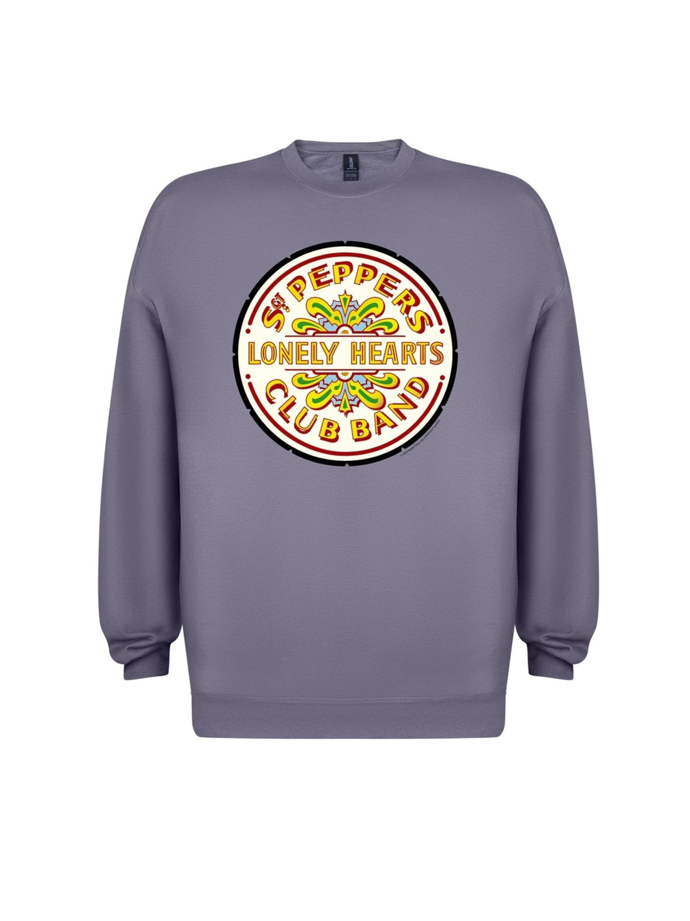 The Beatles - Sudadera 'Beatles lonely Hearts Club  Sweatshirt Sweatshirt' en gris: frente