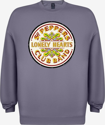 Sweat-shirt 'Beatles lonely Hearts Club Sweatshirt Sweatshirt' The Beatles en gris : devant