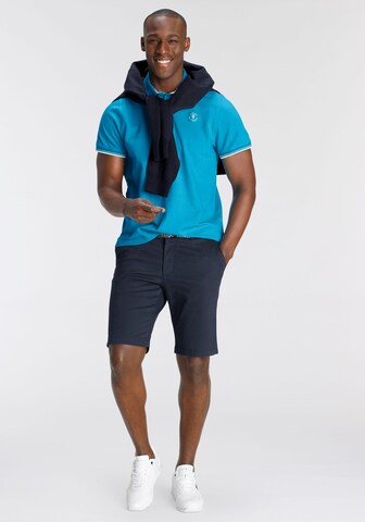 DELMAO Poloshirt in Blau