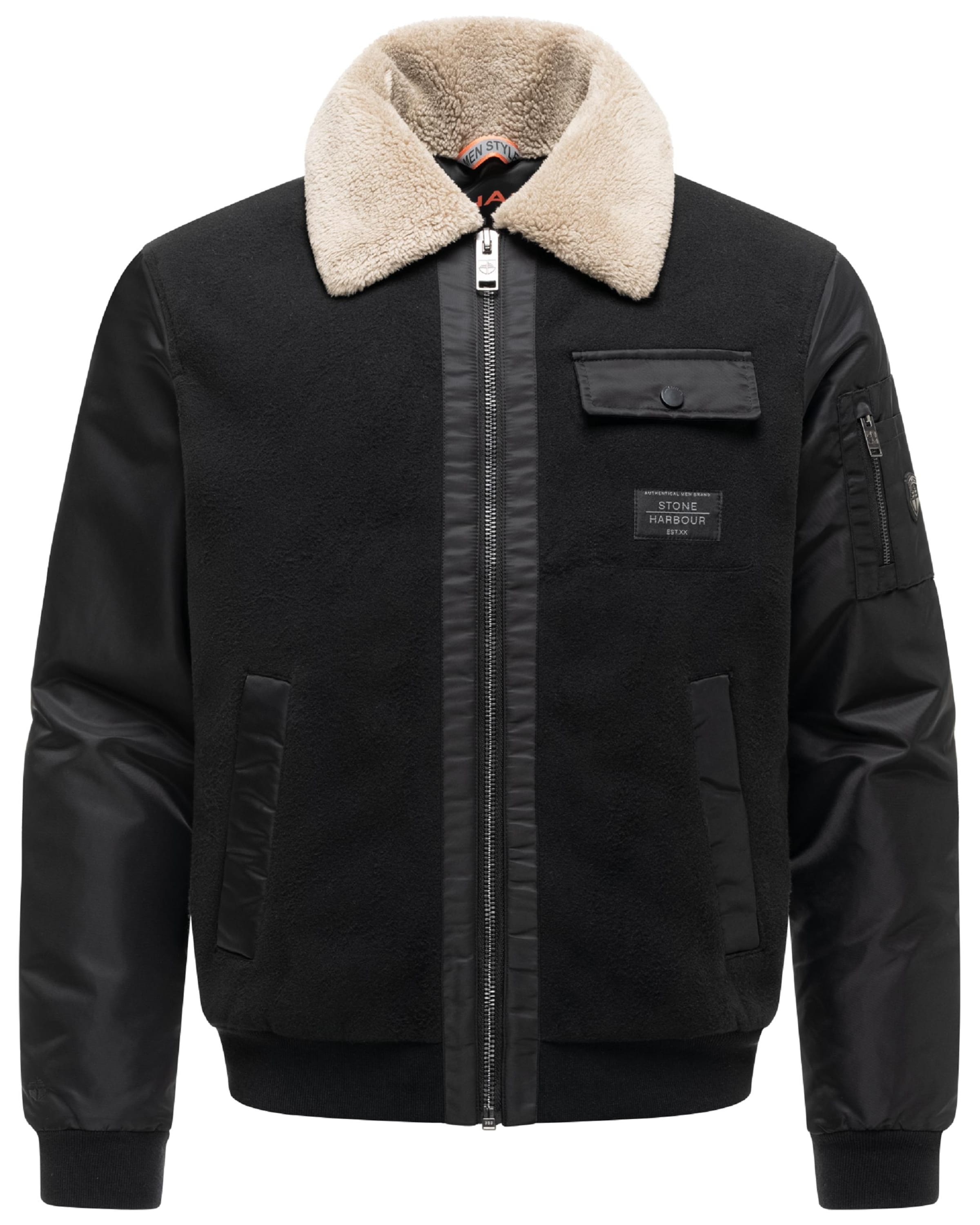 Veste mi-saison 'Somaeel XX' STONE HARBOUR en noir : devant