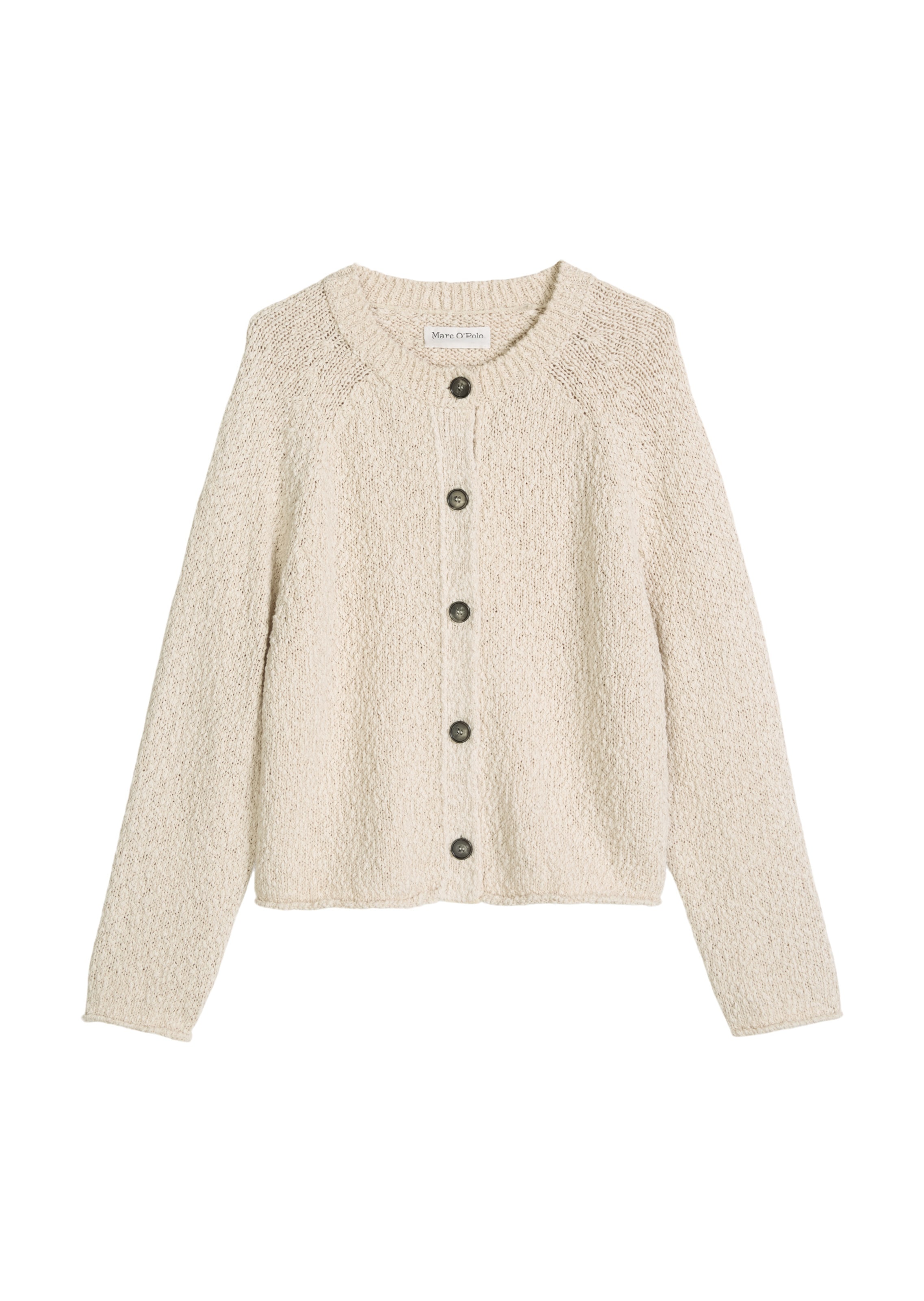 Marc O'Polo Strickjacke in Beige: Vorderseite