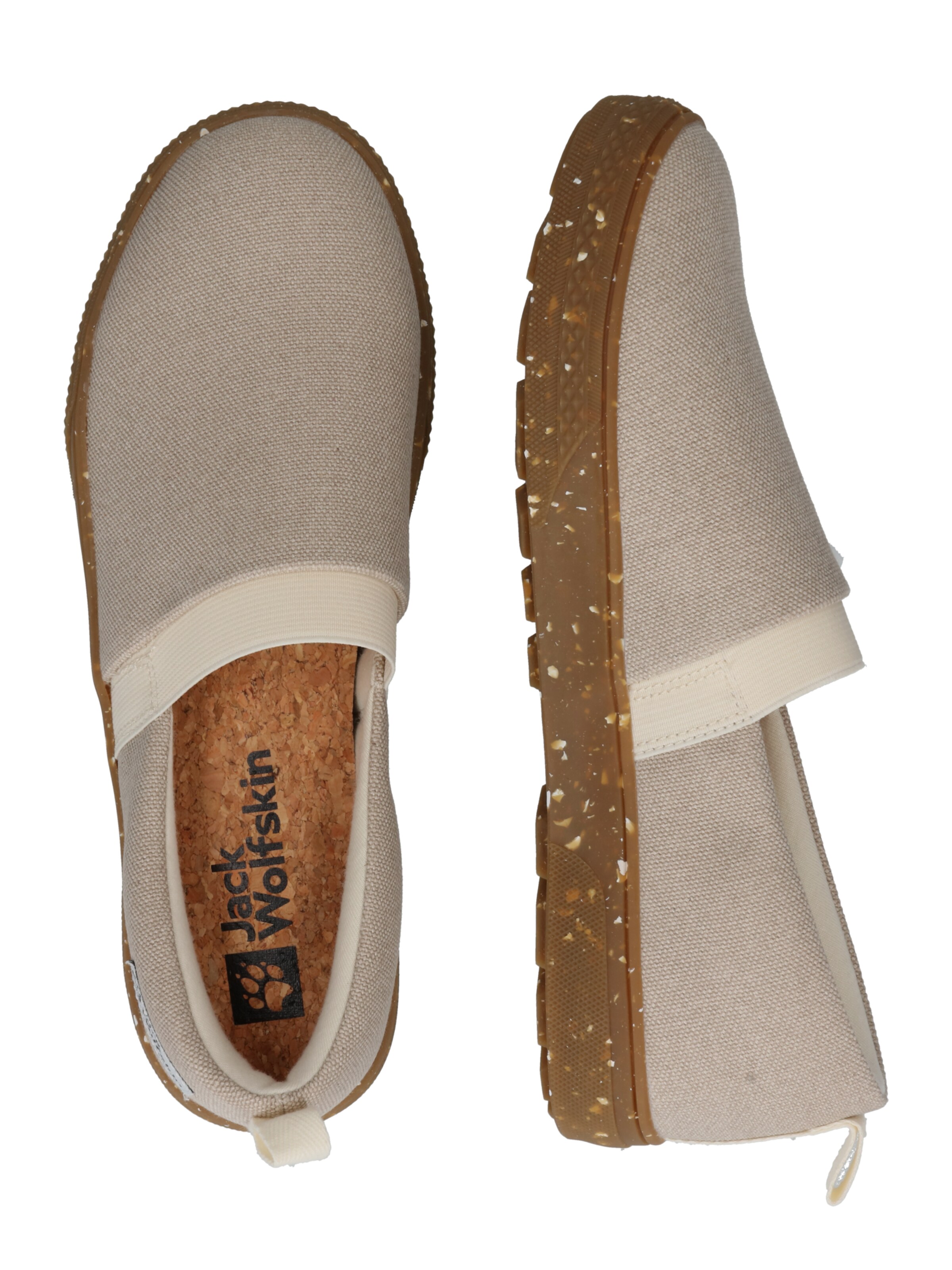 JACK WOLFSKIN Slip-on obuv 'Ecostride 3' - Béžová